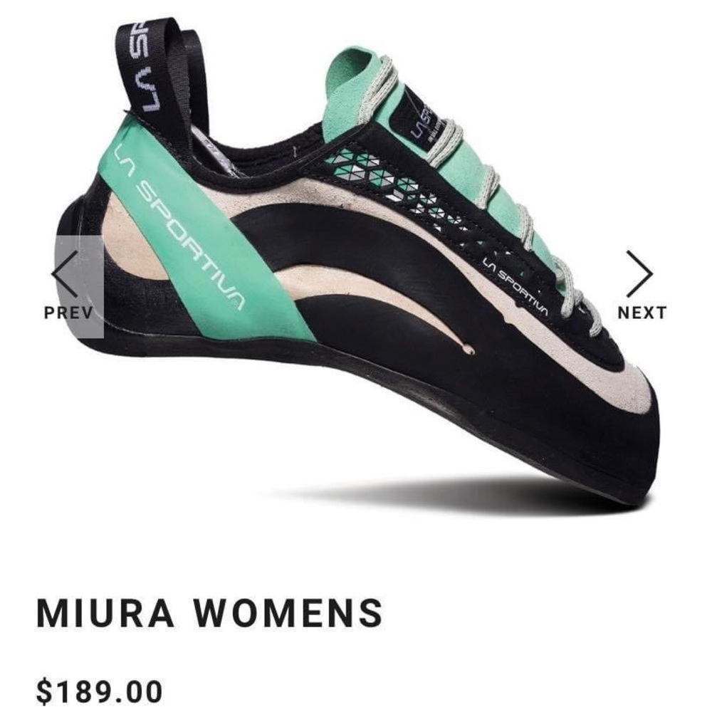 Brand new miura climbing shoes